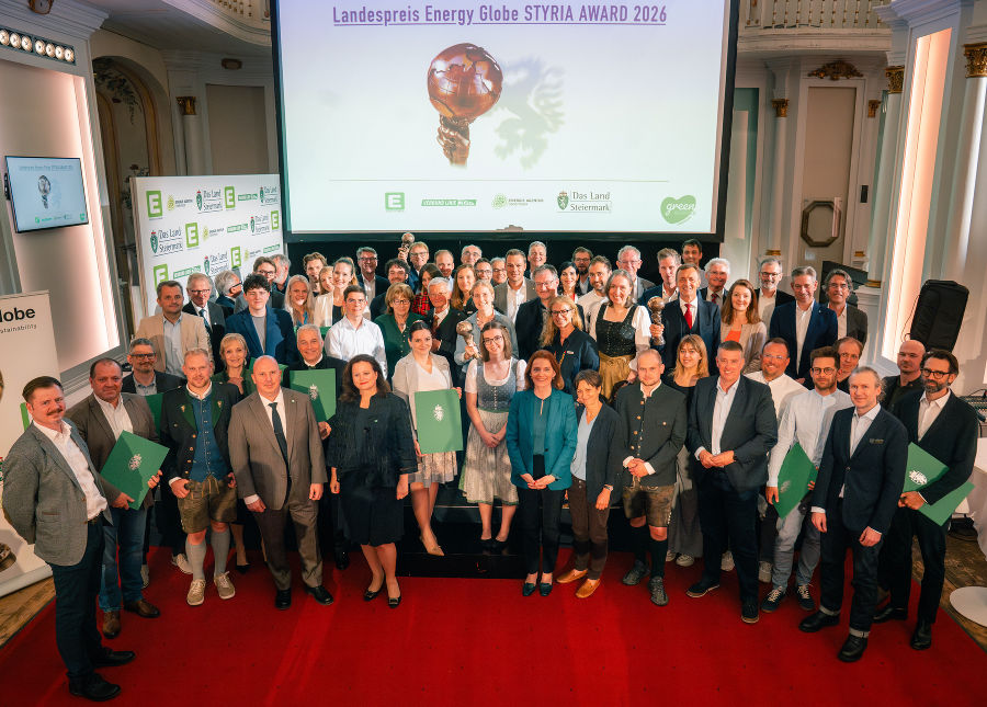 Gruppenbild Energy Globe Verleihung 2026